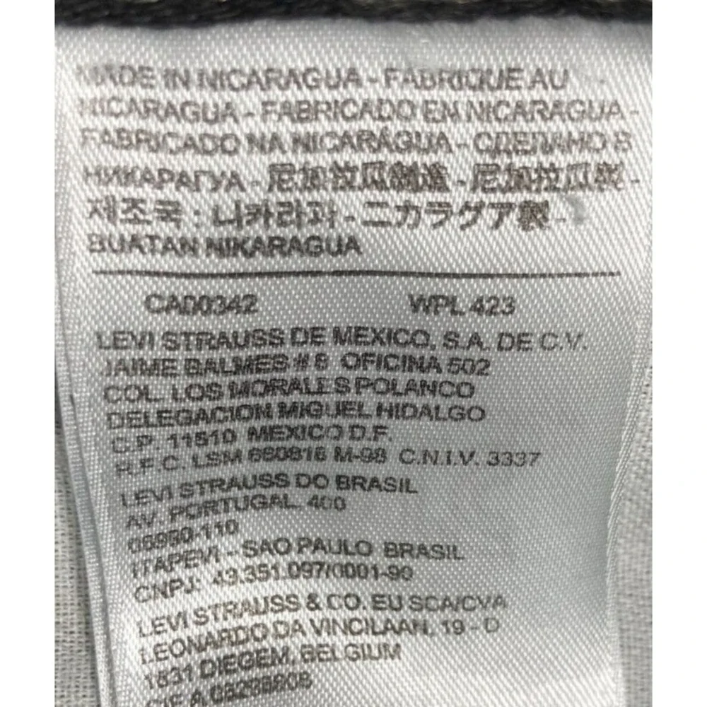 Levis Jeans Mens 38x32 Black 550  Straight American Cowboy Rodeo Western Denim‎
